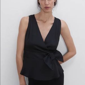 ZARA Bow Waist Top (NEW)
